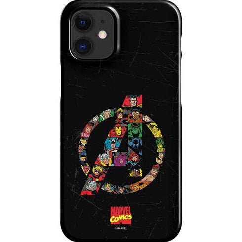Marvel Classic Comics Avengers Logo iPhone 12 Mini Lite Case