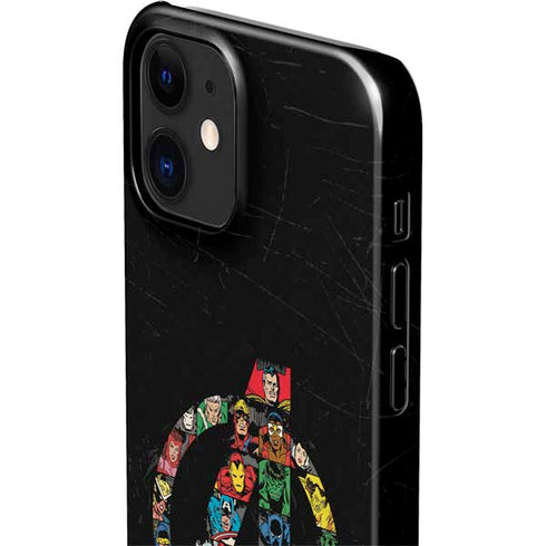Marvel Classic Comics Avengers Logo iPhone 12 Mini Lite Case