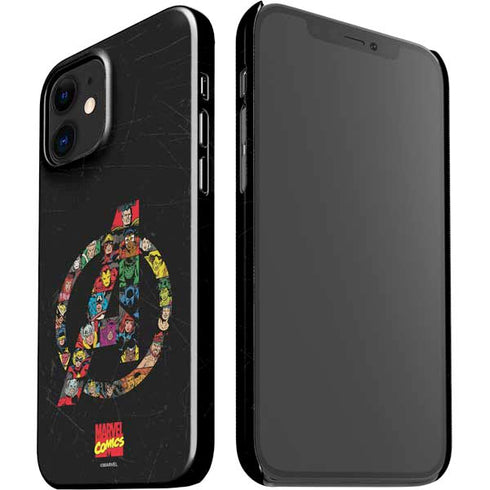 Marvel Classic Comics Avengers Logo iPhone 12 Mini Lite Case