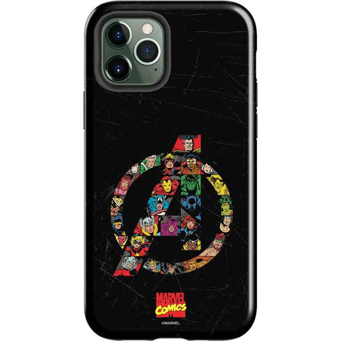 Marvel Classic Comics Avengers Logo iPhone 12 Pro Impact Case