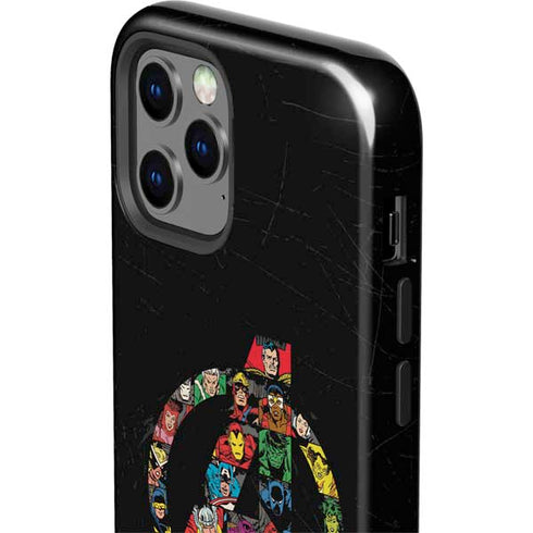 Marvel Classic Comics Avengers Logo iPhone 12 Pro Max Impact Case