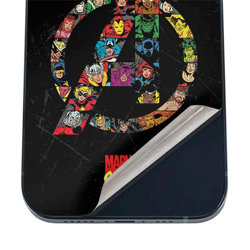 Marvel Classic Comics Avengers Logo iPhone 12 Skin