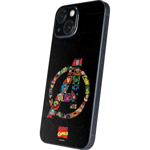 Marvel Classic Comics Avengers Logo iPhone 13 Mini Skin