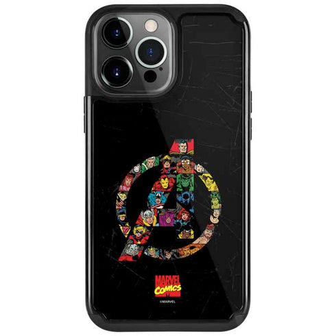 Marvel Classic Comics Avengers Logo iPhone Cases