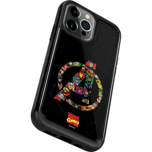 Marvel Classic Comics Avengers Logo iPhone 13 Pro Cargo Case