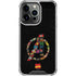 Marvel Classic Comics Avengers Logo iPhone 14 Pro Clear Case