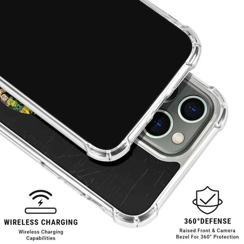 Marvel Classic Comics Avengers Logo iPhone 16 Pro Max Clear Case