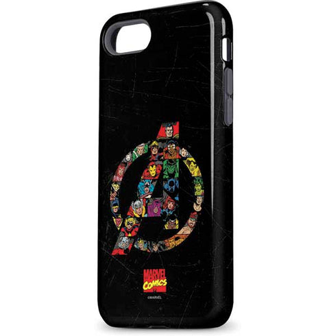 Marvel Classic Comics Avengers Logo iPhone 7 Pro Case