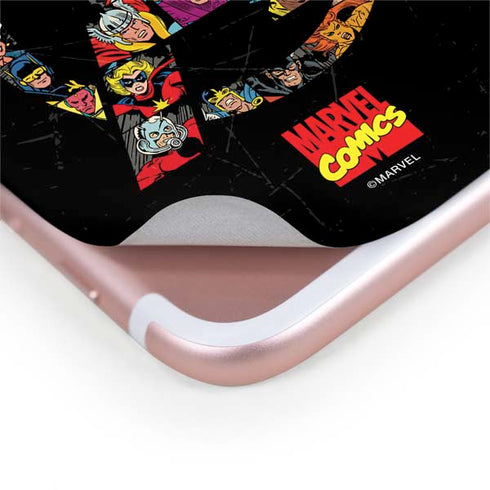 Marvel Classic Comics Avengers Logo iPhone 8 Plus Skin