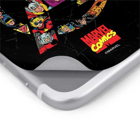 Marvel Classic Comics Avengers Logo iPhone 8 Skin