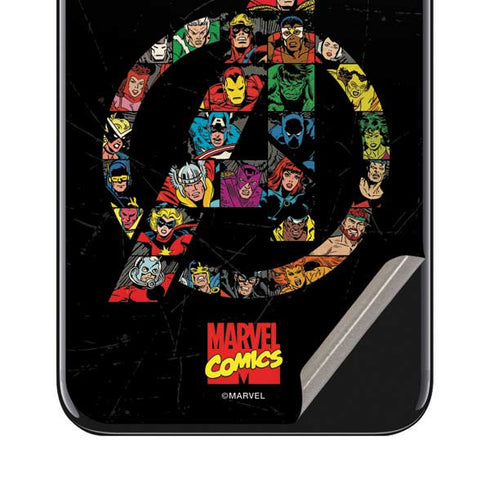 Marvel Classic Comics Avengers Logo iPhone SE (2nd & 3rd Gen) Skin