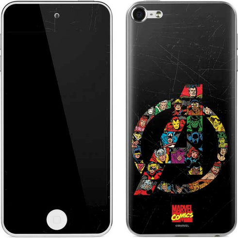 Marvel Classic Comics Avengers Logo Apple iPod Skin