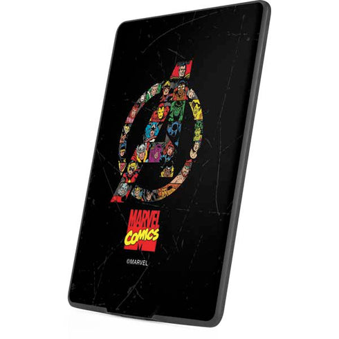 Marvel Classic Comics Avengers Logo Amazon Kindle Skin
