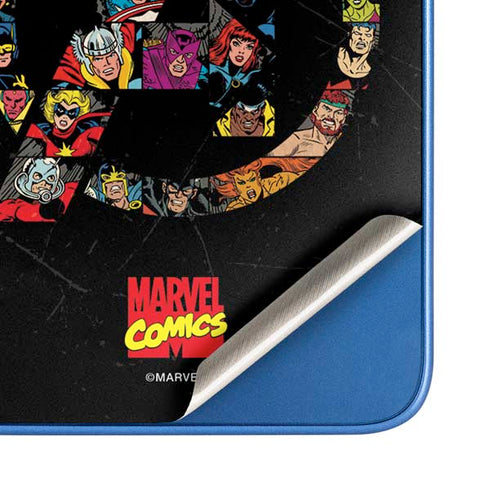 Marvel Classic Comics Avengers Logo Moto G Play 4G (2024) Skin