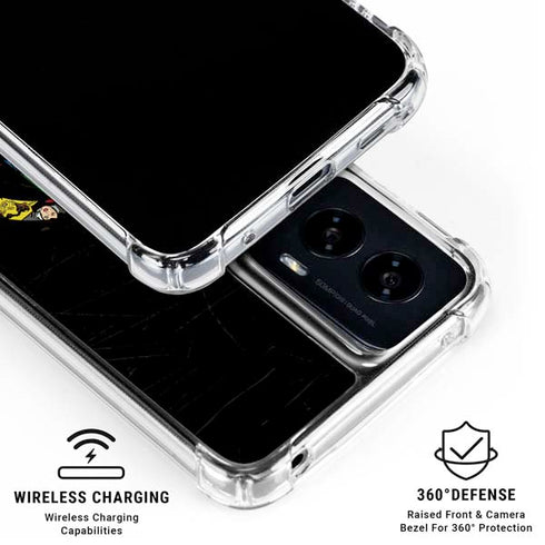 Marvel Classic Comics Avengers Logo Moto G Power 5G (2024) Clear Case