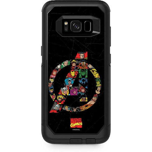Marvel Classic Comics Avengers Logo Otterbox Commuter Galaxy Skin