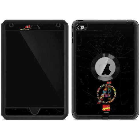 Marvel Classic Comics Avengers Logo Otterbox Defender iPad Skin