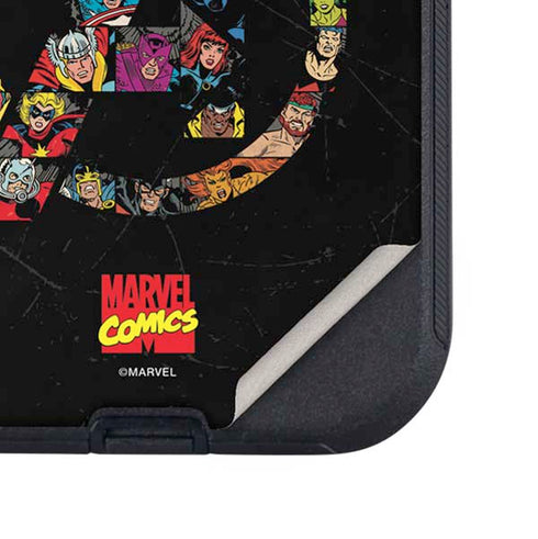 Marvel Classic Comics Avengers Logo Otterbox Defender iPhone Skin