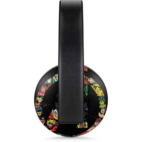 Marvel Classic Comics Avengers Logo PlayStation 4 Gold Wireless Headset Skin