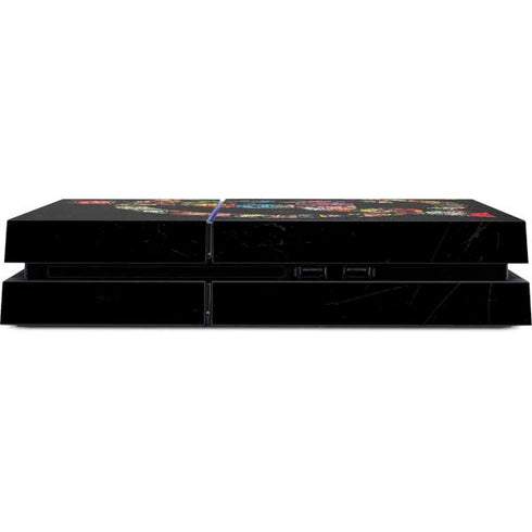 Marvel Classic Comics Avengers Logo PS4 Console Skin