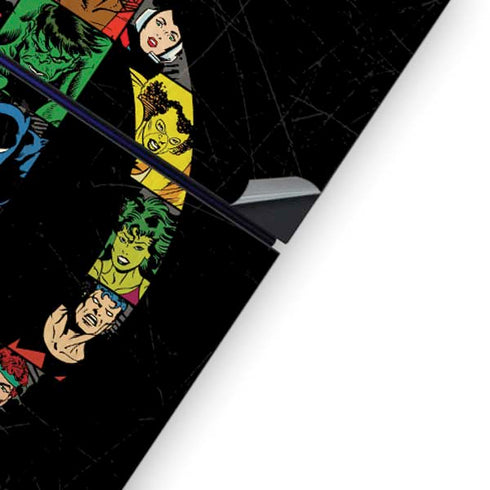 Marvel Classic Comics Avengers Logo PS4 Console Skin