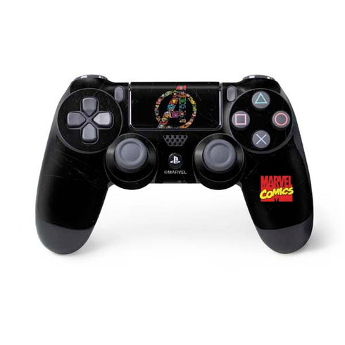Marvel Classic Comics Avengers Logo PS4 Controller Skin
