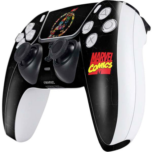 Marvel Classic Comics Avengers Logo PS5 Controller Skin