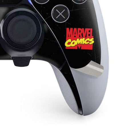 Marvel Classic Comics Avengers Logo PS5 DualSense Edge Pro Controller Skin