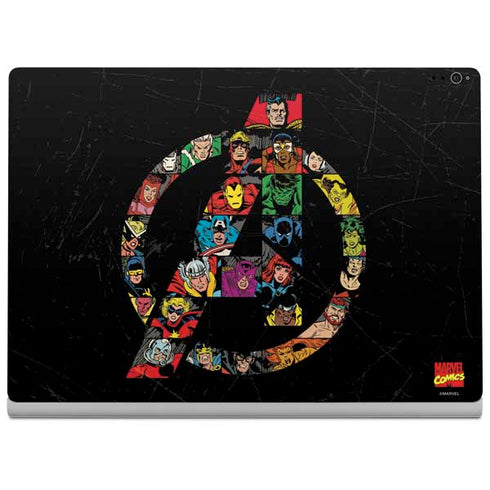 Marvel Classic Comics Avengers Logo Surface Book 2 15in Skin