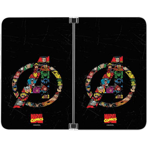 Marvel Classic Comics Avengers Logo Surface Duo Skin