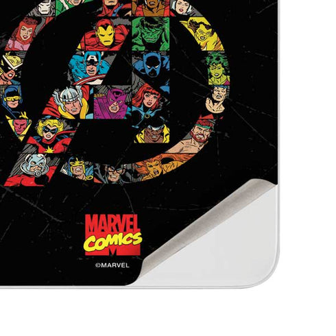 Marvel Classic Comics Avengers Logo Surface Duo Skin
