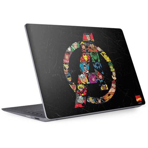 Marvel Classic Comics Avengers Logo Surface Laptop 2 Skin