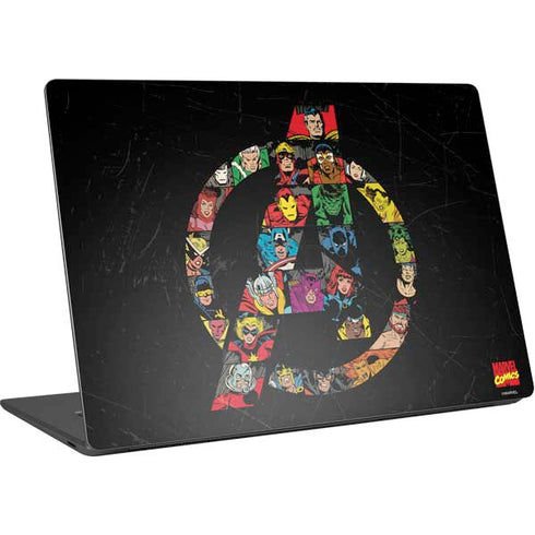 Marvel Classic Comics Avengers Logo Surface Laptop 4 15in Skin