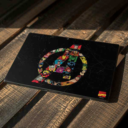 Marvel Classic Comics Avengers Logo Surface Pro 7 Skin