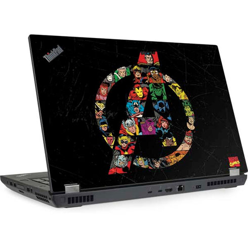 Marvel Classic Comics Avengers Logo Lenovo ThinkPad Skin