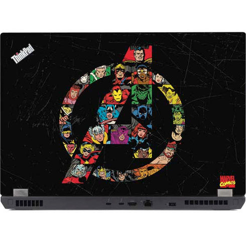 Marvel Classic Comics Avengers Logo Lenovo ThinkPad Skin