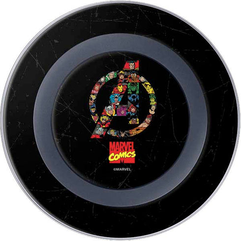 Marvel Classic Comics Avengers Logo Wireless Charger Skin