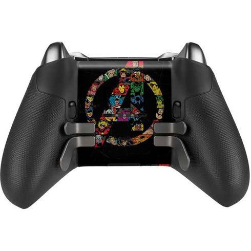 Marvel Classic Comics Avengers Logo Xbox Elite Wireless Controller Series 2 Skin