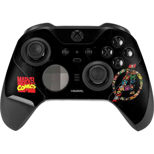 Marvel Classic Comics Avengers Logo Xbox Elite Wireless Controller Series 2 Skin