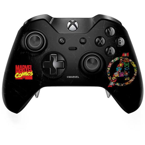 Marvel Classic Comics Avengers Logo Xbox One Elite Controller Skin