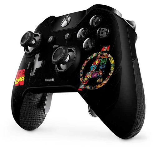 Marvel Classic Comics Avengers Logo Xbox One Elite Controller Skin