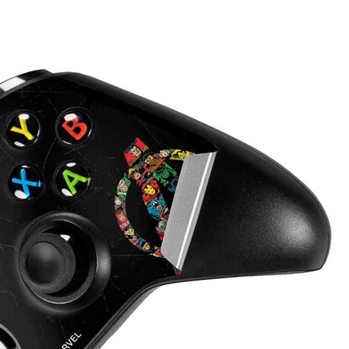 Marvel Classic Comics Avengers Logo Xbox One S Controller Skin