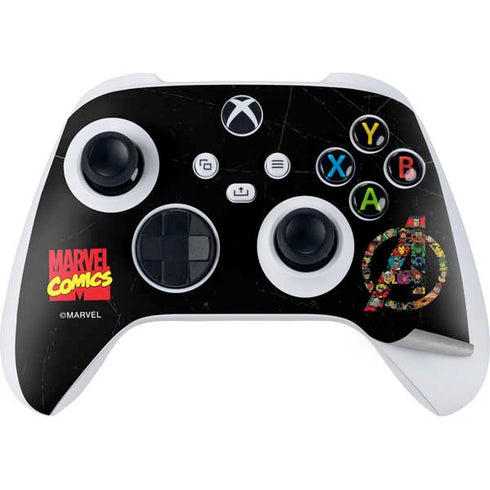 Marvel Classic Comics Avengers Logo Xbox Series S Bundle Skin