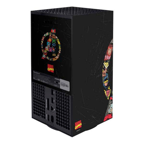 Marvel Classic Comics Avengers Logo Xbox Series X Bundle Skin