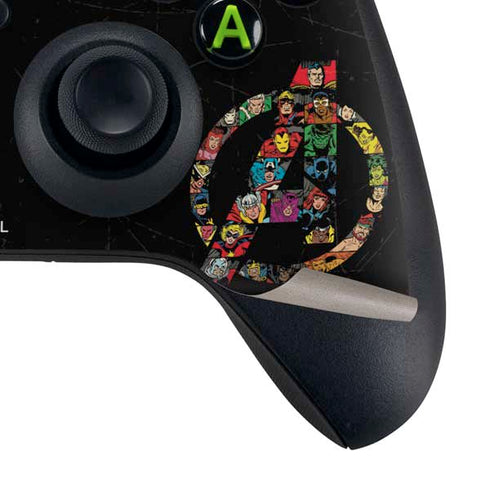 Marvel Classic Comics Avengers Logo Xbox Series X Bundle Skin