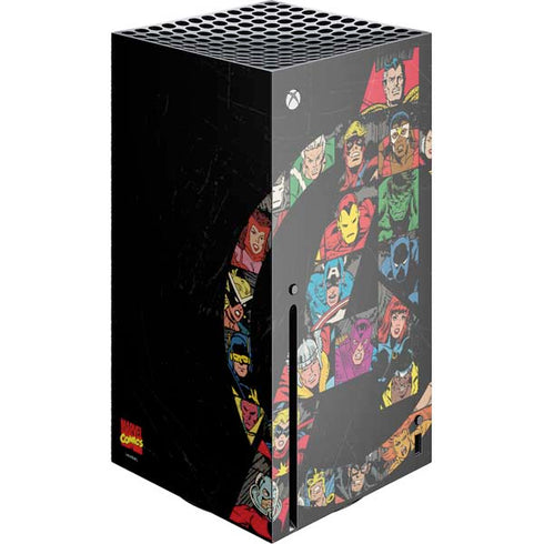 Marvel Classic Comics Avengers Logo Xbox Series X Skins