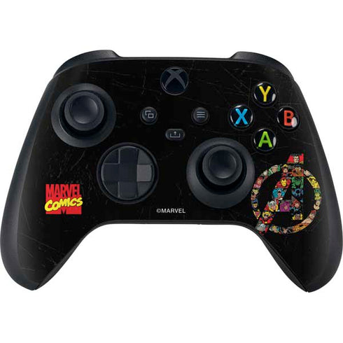 Marvel Classic Comics Avengers Logo Xbox Series X Controller Skin