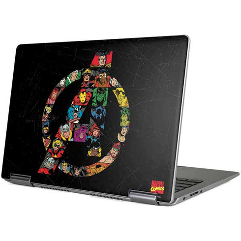 Marvel Classic Comics Avengers Logo Yoga 710 14in Skin