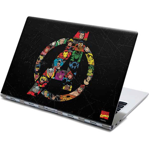 Marvel Classic Comics Avengers Logo Yoga 910 2-in-1 14in Touch-Screen Skin