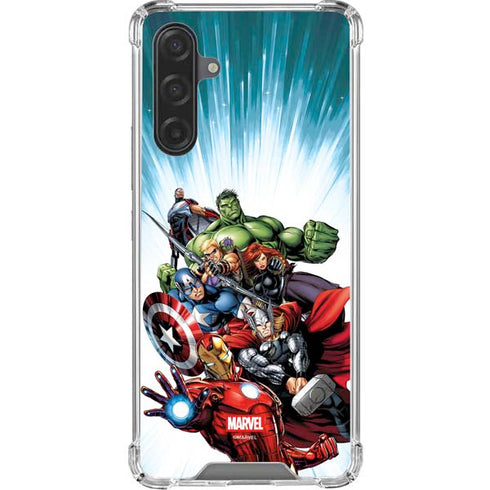 Marvel Avengers Team Galaxy A17 Clear Case
